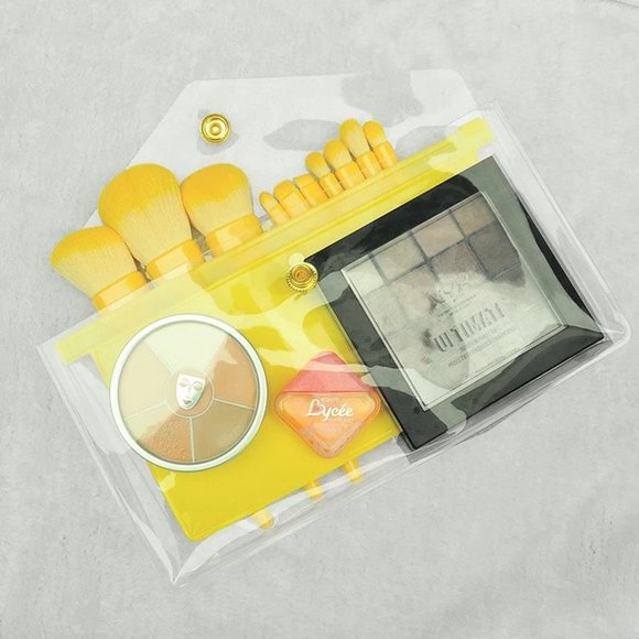 Candy colored  Vegan Brush set, 10 Pcs - Picture 6 of 6